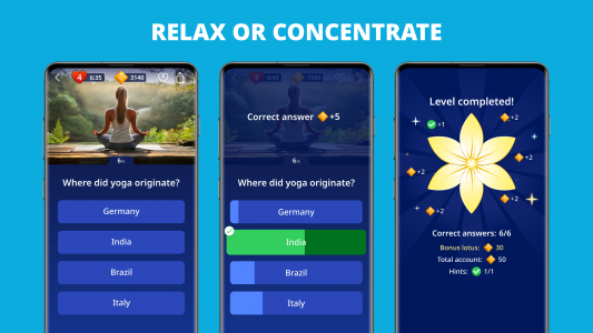 اسکرین شات 6 برنامه Antistress trivia - Zen Quiz