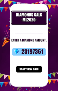 اسکرین شات برنامه Free Diamonds Counter for Mobile Legendss™ | 2020 1