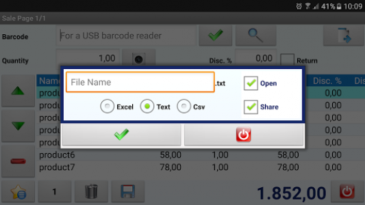 اسکرین شات برنامه Barcode & POS (Free) 3