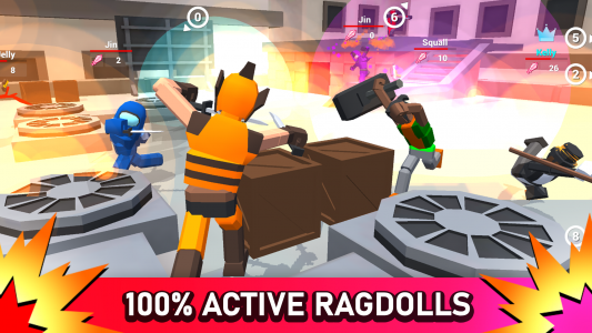 اسکرین شات بازی Smashgrounds.io: Ragdoll Arena 1