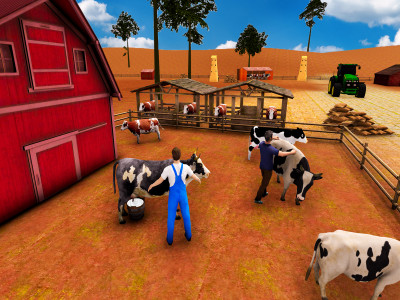 اسکرین شات بازی Cow Farm Factory Simulator 1
