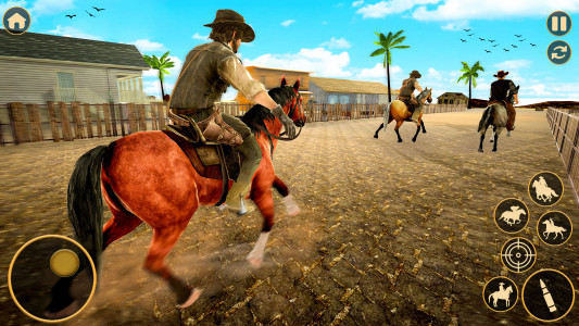 اسکرین شات بازی Cowboy Horse Rider Racing 3D 2