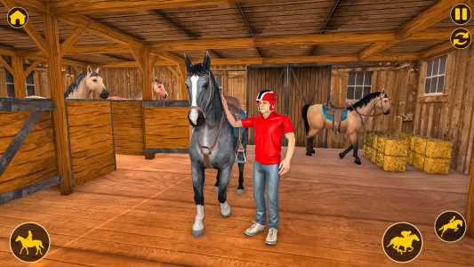 اسکرین شات بازی Horse Rider Racing 3D 3