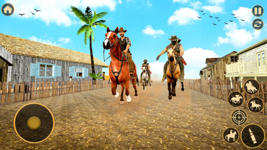 اسکرین شات بازی Cowboy Horse Rider Racing 3D 3