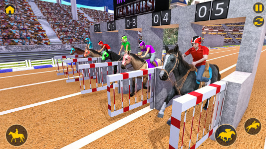 اسکرین شات بازی Horse Rider Racing 3D 1