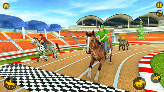 اسکرین شات بازی Horse Rider Racing 3D 2