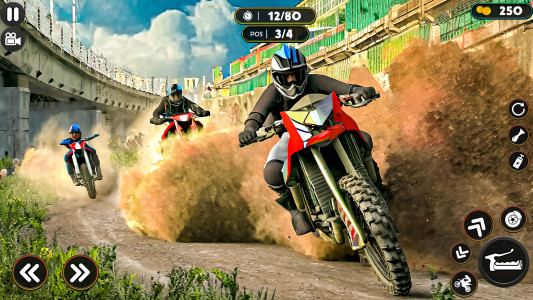 اسکرین شات بازی Dirt Bike Games: Motocross 3d 1