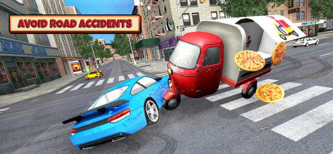 اسکرین شات بازی Fast Food Delivery Bike Game 4