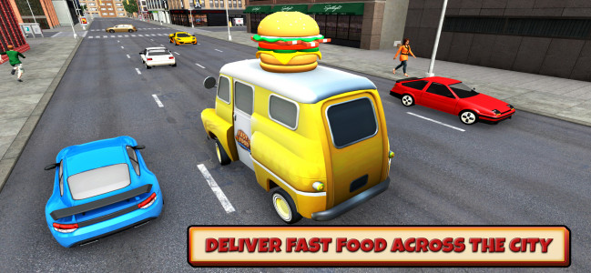 اسکرین شات بازی Fast Food Delivery Bike Game 5