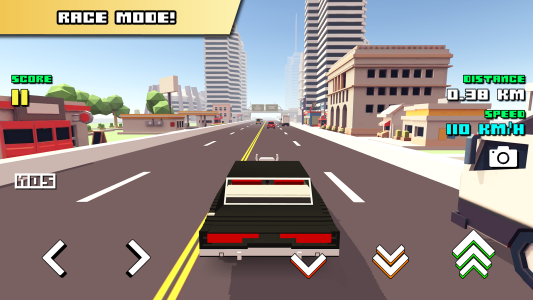 اسکرین شات بازی Blocky Car Racer - racing game 4