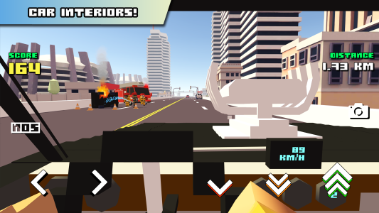 اسکرین شات 8 بازی Blocky Car Racer - racing game