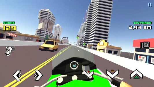 اسکرین شات بازی Blocky Moto Racing: Bike Rider 5