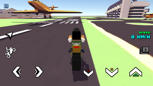 اسکرین شات 4 بازی Blocky Moto Racing: Bike Rider