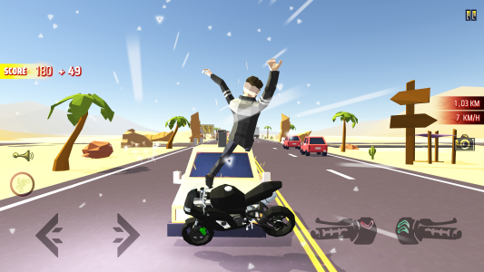 اسکرین شات 2 بازی Moto Mad Racing: Bike Game