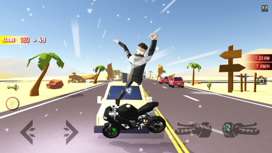 اسکرین شات بازی Moto Mad Racing: Bike Game 1