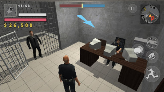 اسکرین شات بازی Police Cop Simulator. Gang War 7