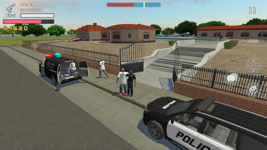 اسکرین شات بازی Police Cop Simulator. Gang War 4