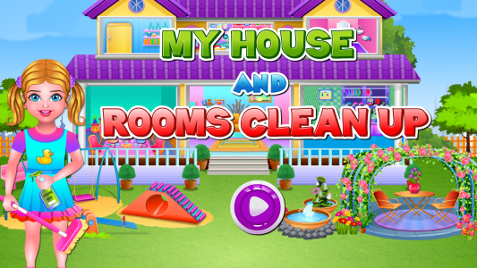 اسکرین شات بازی My house and rooms clean up 1