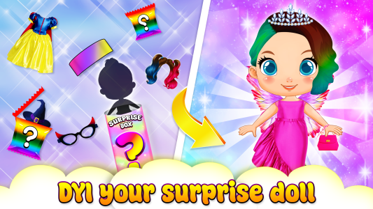 اسکرین شات 4 بازی Color Reveal Doll Unboxing