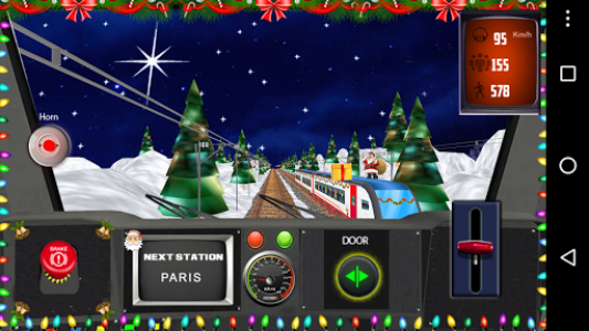 اسکرین شات بازی Christmas Train Simulator 2018 2