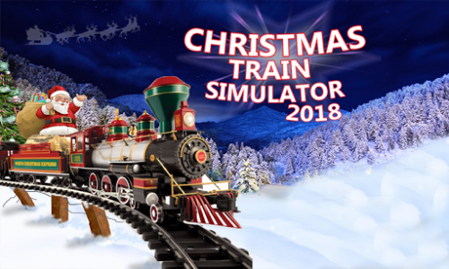 اسکرین شات بازی Christmas Train Simulator 2018 1