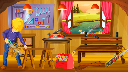 اسکرین شات بازی Furniture Maker Factory Game 2