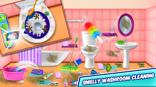 اسکرین شات بازی Girl Family House Cleaning 4