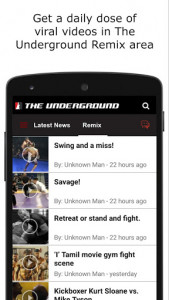 اسکرین شات برنامه MMA Underground 2