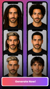 اسکرین شات 8 برنامه Try Hairstyles-AI Change Color