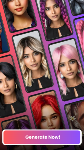 اسکرین شات 7 برنامه Try Hairstyles-AI Change Color