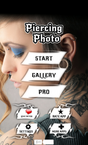 اسکرین شات برنامه Piercing Photo Editor 1