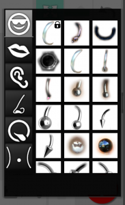 اسکرین شات 4 برنامه Piercing Photo Editor