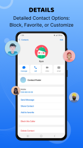 اسکرین شات 3 برنامه Phone - Dialer & iCall Screen