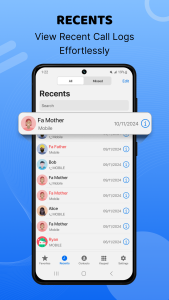 اسکرین شات 1 برنامه Phone - Dialer & iCall Screen