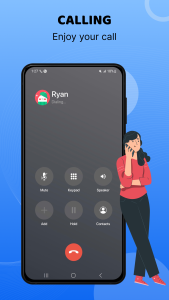 اسکرین شات 4 برنامه Phone - Dialer & iCall Screen