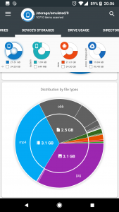 اسکرین شات 2 برنامه Storage Analyzer & Disk Usage