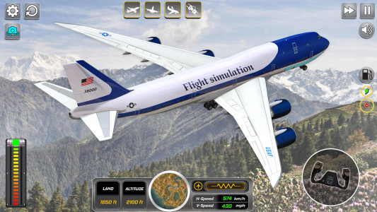 اسکرین شات بازی Airplane Game Simulator 2