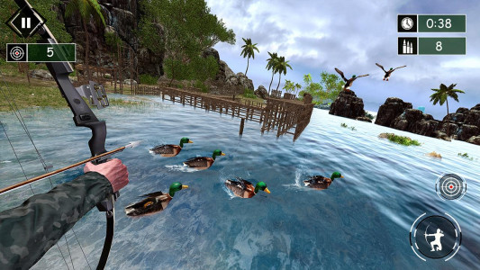 اسکرین شات بازی Crocodile Game : Hunting Games 5