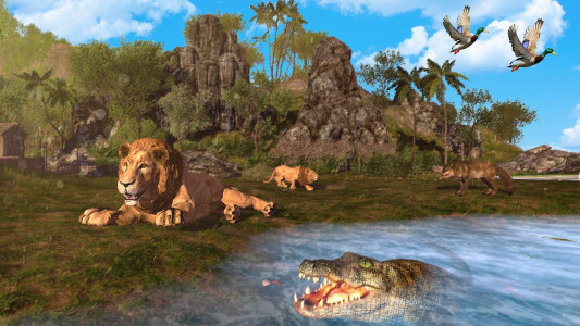 اسکرین شات بازی Crocodile Game : Hunting Games 1