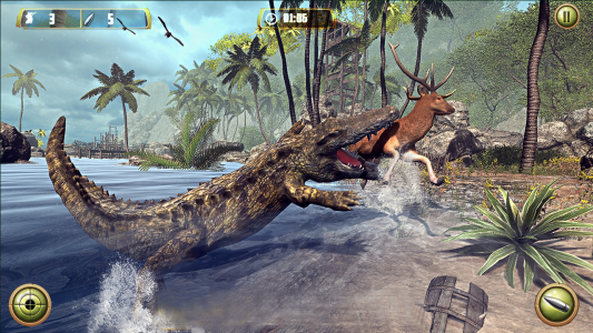اسکرین شات بازی Crocodile Game : Hunting Games 3