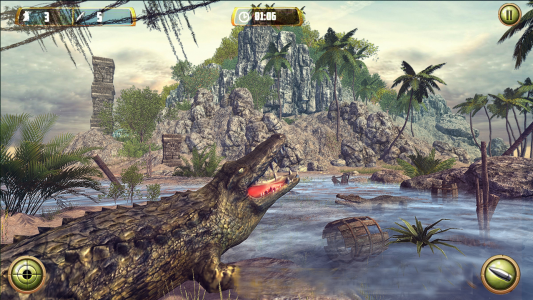 اسکرین شات بازی Crocodile Game : Hunting Games 2