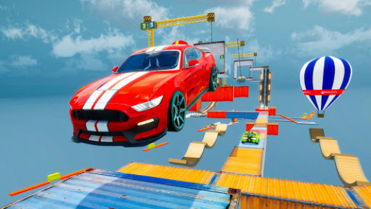 اسکرین شات برنامه Racing Car Impossible Ramp Stunts 5