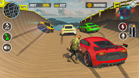 اسکرین شات 1 برنامه Crazy Driving Car Game