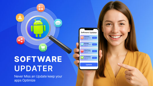اسکرین شات 1 برنامه Software Update - Phone Update