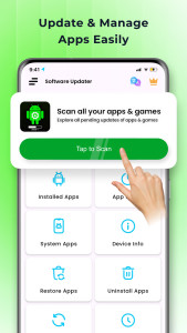 اسکرین شات 1 برنامه Software update phone updates