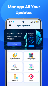 اسکرین شات 2 برنامه Software Update - Phone Update