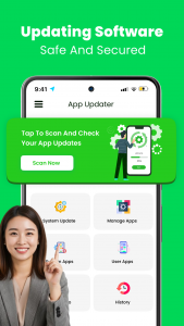 اسکرین شات 1 برنامه Software Update - Phone Update