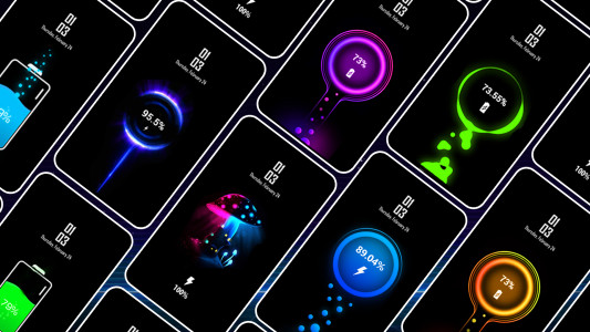 اسکرین شات 1 برنامه Battery Charging Animation