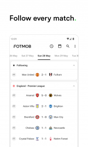 اسکرین شات برنامه FotMob - Football Live Scores 1