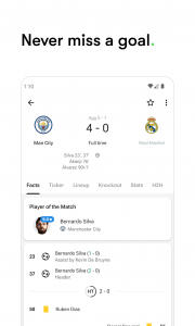 اسکرین شات برنامه FotMob - Soccer Live Scores 4